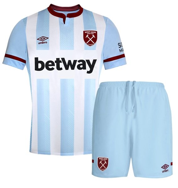 Kit infantil II West Ham 2021 2022 Umbro oficial
